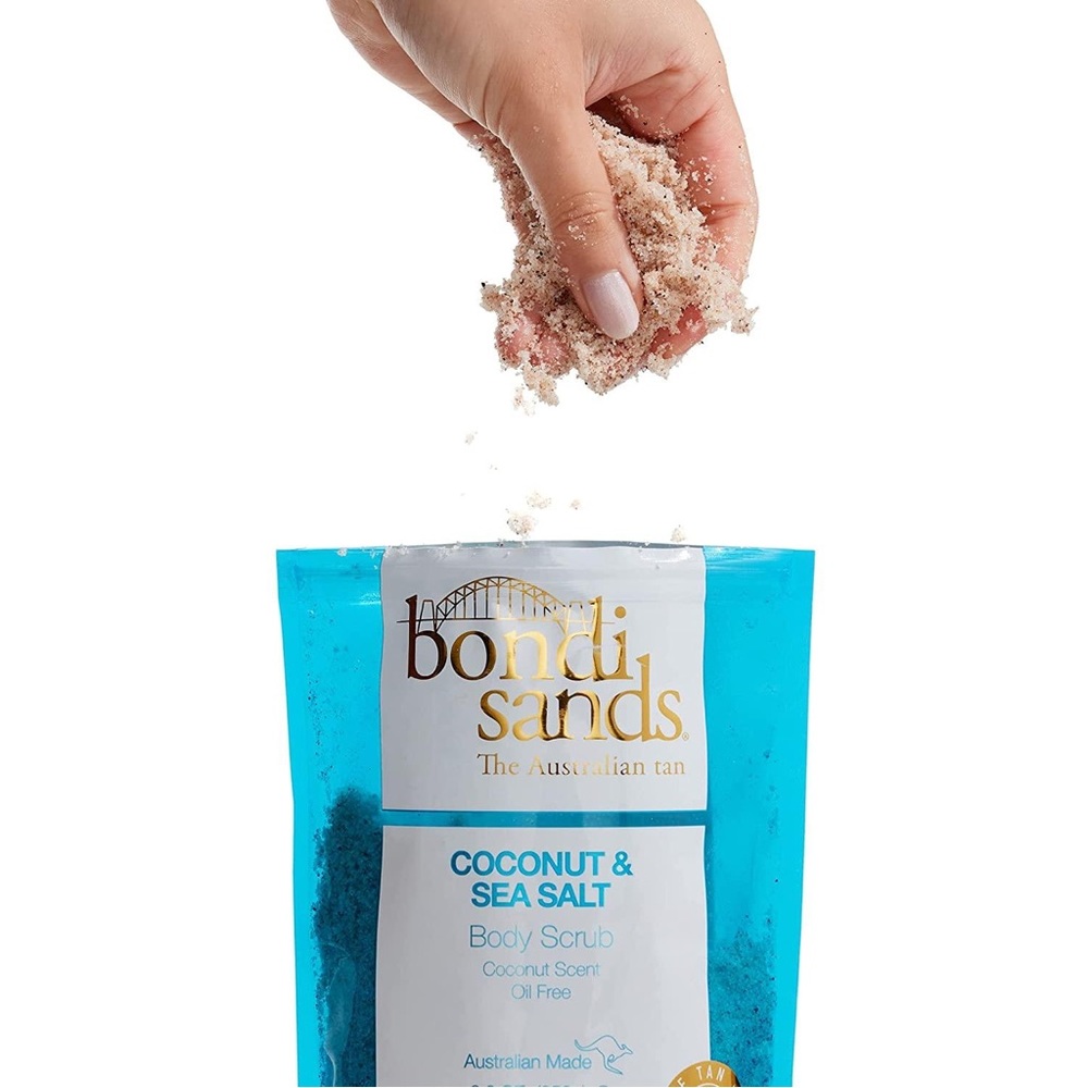 Bondi Sands Coconut & Sea Salt Body Scrub 8.8oz Vegan Self Tan Prep - Picture 3 of 5